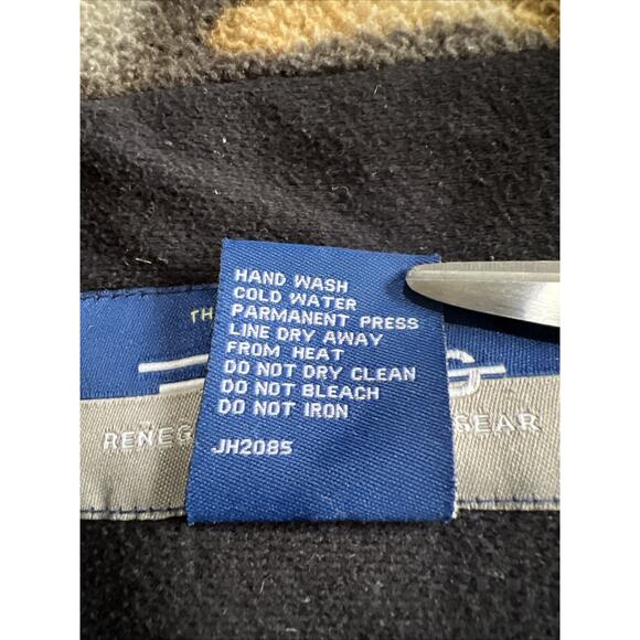 ROG Renegade Outdoor Gear Full Zip Jacket Mens Large Camo Windstopper Fleece - Picture 10 of 13